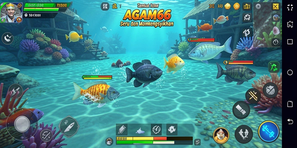 Gameplay seru Tembak Ikan di AGAM66 dengan desain yang menakjubkan.