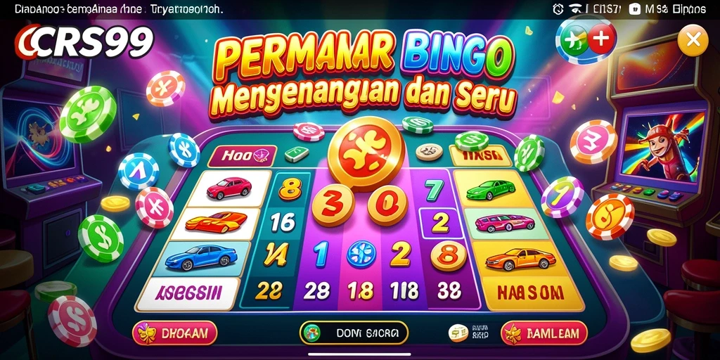 Screenshot gameplay Bingo yang menarik dan seru di CRS99.