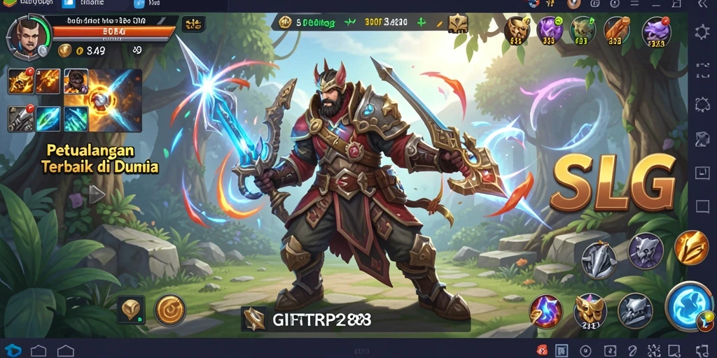 Tampilan gameplay menarik dari GIFTRP288 dalam dunia SLG.
