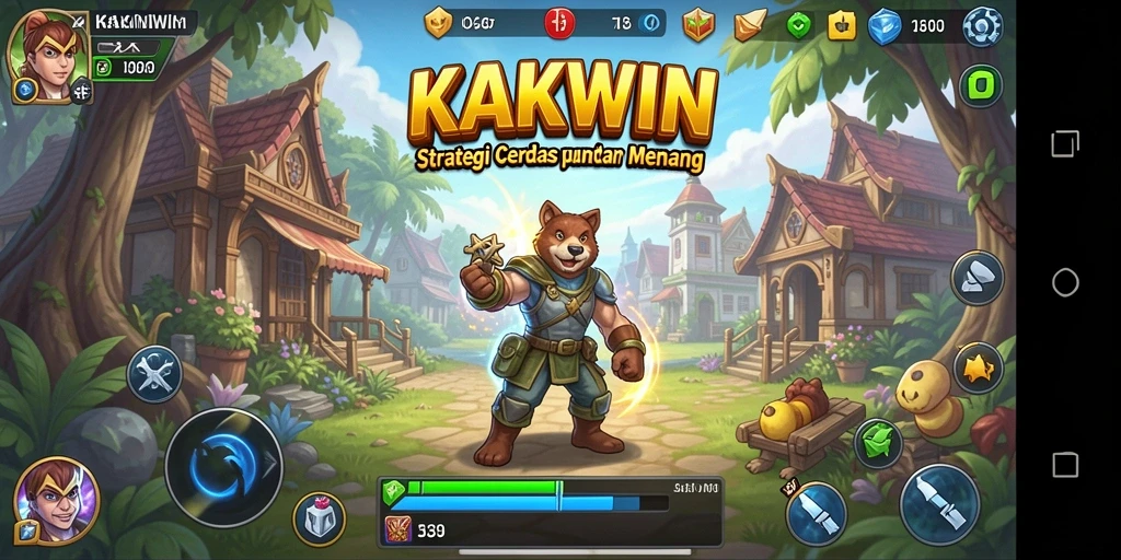 Tampilan gameplay KAKWIN yang penuh strategi dan intrik.