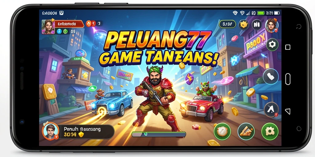 Tampilan gameplay PELUANG77 yang seru dan dinamis.