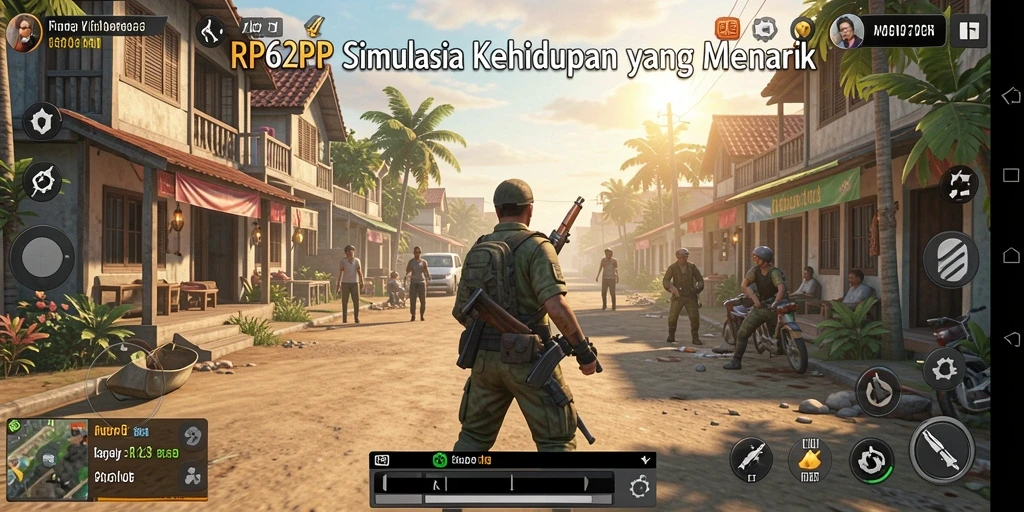 Tampilan menarik dari gameplay di RP62RP yang penuh tantangan.