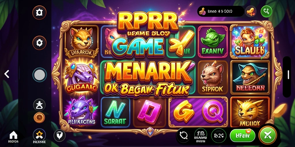 Gameplay RPRR yang menarik dengan berbagai tema slot unik.