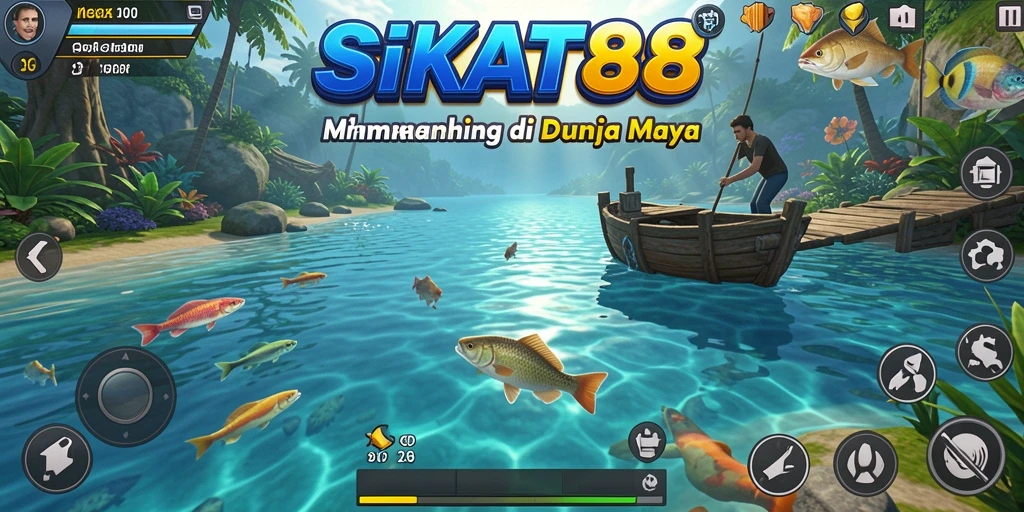 Tampilan gameplay SIKAT88 yang menakjubkan saat memancing.